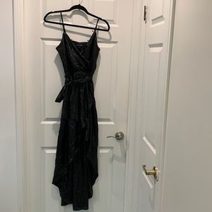 Express High Low Shimmer Dress Size S